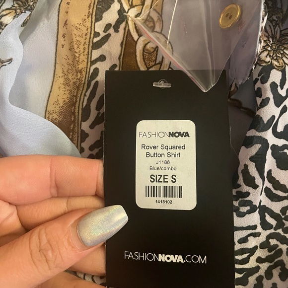 **NWT** FN Rover Squared Button Shirt - Picture 3 of 4